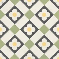 JOS. Hidro VLtegel Decor 197X197 Funflowers Lime 8.3mm Mat