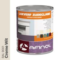 Afinol Zijdeglans Lakverf Creme Wit (RAL 9001) 750 ml
