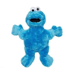 Sesamstraat pluche knuffel pop - Koekiemonster - stof - 28 cm/37 cm staand