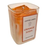 Geurkaars in glas Orange soda 6x8cm