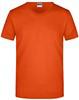 James & Nicholson JN912 Men´s Slim Fit V-T - Dark-Orange - XL