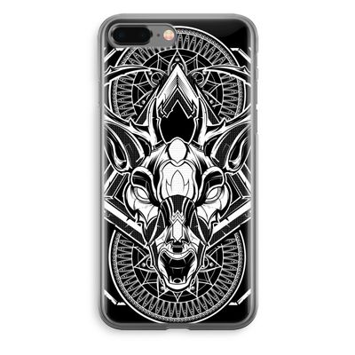 Oh Deer: iPhone 8 Plus Transparant Hoesje