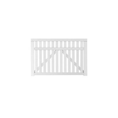 Wit Houten Tuinpoort Country 150 x 98 CM