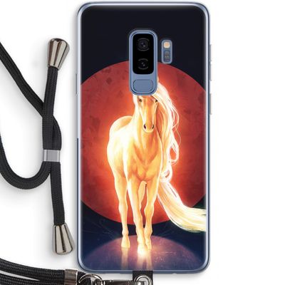 Last Unicorn: Samsung Galaxy S9 Plus Transparant Hoesje met koord