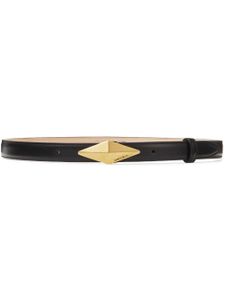 Jimmy Choo ceinture Diamond en cuir - Noir