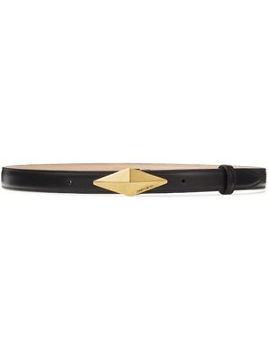 Jimmy Choo ceinture Diamond en cuir - Noir