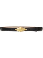 Jimmy Choo ceinture Diamond en cuir - Noir - thumbnail