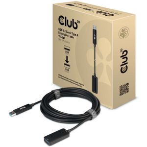 Club 3D USB-A 3.2 Gen2 verlengkabel 5 meter, 10 Gbps