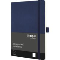 Sigel CO341 Notitieboek Conceptum Softcover DIN A5 Blanco Donkerblauw Aantal paginas: 97