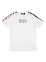 DSQUARED2 KIDS t-shirt en coton à logo imprimé - Blanc