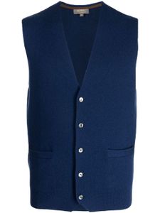 N.Peal The Chelsea Milano knitted vest - Bleu