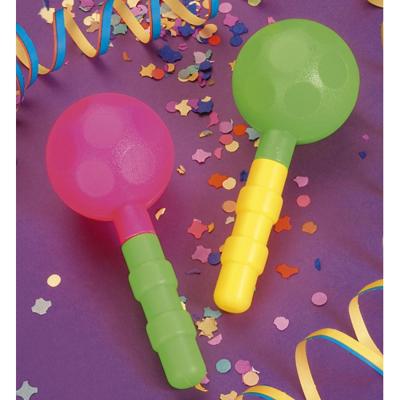 Sambaballen setje - 2x - kunststof - multi kleuren - Mexicaans thema - Carnaval