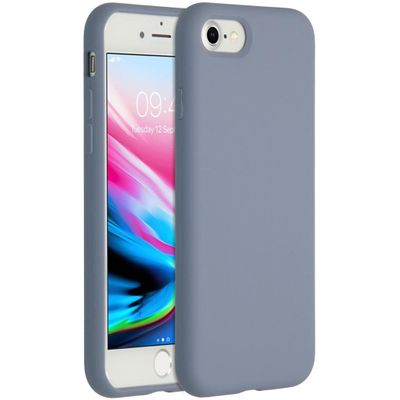 Accezz Liquid Silicone voor Apple iPhone SE (2022 / 2020) / 8 / 7 Telefoonhoesje Paars