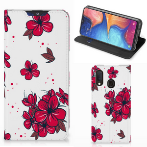 Samsung Galaxy A20e Smart Cover Blossom Red