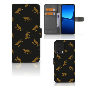 Telefoonhoesje met Pasjes voor Xiaomi 13 Lite Leopards