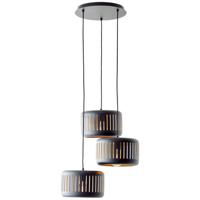 Brilliant Vide hanglampTyas zwart Ø 52cm - 99801/86