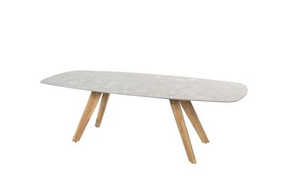 Montana Tafelframe Teak Met Montana Tafelblad Ceramic Terrazzo 240 x 103 cm 4SO - 4so Montana Tafelframe Teak Met Montana Tafelblad Ceramic Terrazzo 240 x 103 cm 4SO - 4so