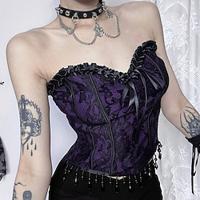 Punk Gothic Steampunk Korset Gothic meisje Dames Halloween Feest / Uitgaan Korset Lightinthebox