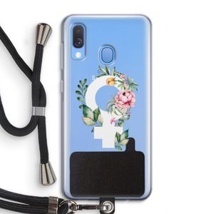 Venus: Samsung Galaxy A40 Transparant Hoesje met koord