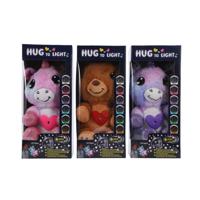 Basic Pluche knuffel dier met projector + licht