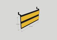 Unbranded Stelling perfo/lamelhaak forex 150x35mm zw