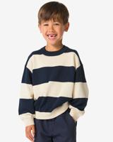 HEMA Kindertrui strepen blauw (blauw)
