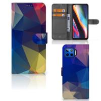 Motorola Moto G 5G Plus | Book Case | Polygon Dark