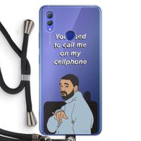 Hotline bling: Honor Note 10 Transparant Hoesje met koord