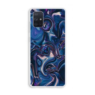 Mirrored Mirage: Galaxy A71 Transparant Hoesje