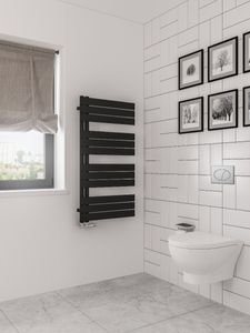 Eastbrook Helmsley design radiator 115x60cm mat zwart 786W