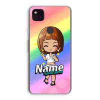 Chibi Maker vrouw: Google Pixel 4a 5G Transparant Hoesje