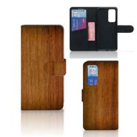 Huawei P40 | Book Style Case | Donker Hout