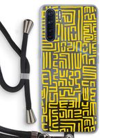 Majorelle Blue Print: Oppo A91 Transparant Hoesje met koord