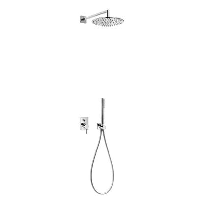 Regendouche set Tres Max | Inbouw | Mengkraan | 2-weg | Rond | Chroom