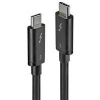 LINDY USB-kabel USB 3.2 Gen1 (USB 3.0 / USB 3.1 Gen1) USB-C stekker, USB-C stekker 0.50 m Zwart 41555