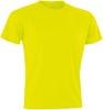 Spiro RT287 Impact Aircool Performance Tee - Fluorescent Yellow - XS