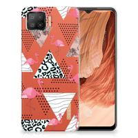 OPPO A73 4G | TPU Hoesje | Flamingo Triangle