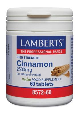 Lamberts Kaneel 2500mg (cinnamon) Lamberts Kaneel 2500mg (cinnamon)