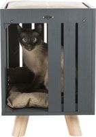 TRIXIE BE NORDIC KATTENHUIS ALVA ANTRACIET / ZAND 36X36X51 CM - thumbnail