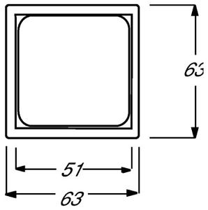 1746/10-84  - Central cover plate for intermediate 1746/10-84