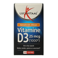 Vitamine D3 25mcg 120 Capsules