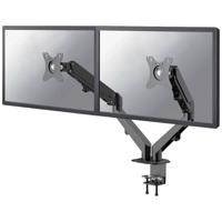 Neomounts DS70-700BL2 Monitor-tafelbeugel Aantal monteerbare displays: 2 Display(s) 43,2 cm (17) - 68,6 cm (27) Zwart In hoogte verstelbaar, Roteerbaar,