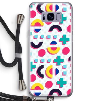 8-bit N°2: Samsung Galaxy S8 Plus Transparant Hoesje met koord