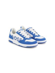 BOSS Kidswear baskets à logo imprimé - Bleu