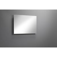 Royal Plaza Merlot spiegel 100x80cm zonder verlichting rechthoek glas Zilver 13636 - thumbnail
