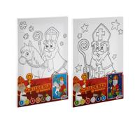 Grafix Sinterklaas canvas schilderen op nummer
