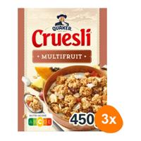 Quaker - Cruesli Multifruit - 3x 450g