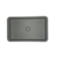 Opbouw Wastafel Sanimex Crystal Beton Rechthoekig Gespikkeld Grijs Sanimex