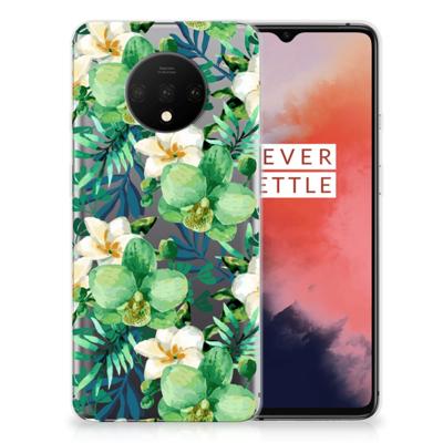 OnePlus 7T | TPU Case | Orchidee Groen OnePlus 7T | TPU Case | Orchidee Groen