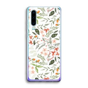 Sweet little flowers: Huawei P30 Transparant Hoesje